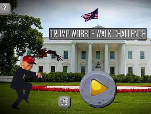 Trump Wobble Yürüyüşü Mücadelesi .