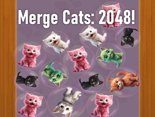 Birleştirme Kedileri: 2048! 