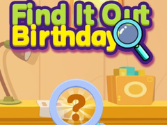 Oyunu Find It Out Birthday