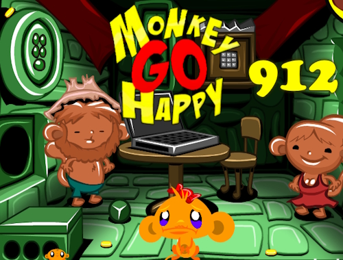 Monkey Git Happy Stage 912 .