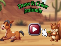 Oyunu Draw & Color Animals