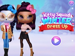 Oyunu Kitty Squad Winter Dress Up