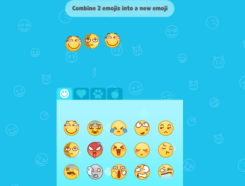 Emoji Birleştirme Eğlence Moji .