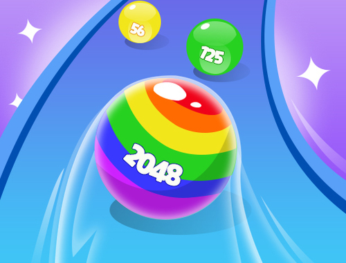 2048 Muhteşem topları koş .