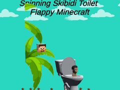 Oyunu Spinning Skibidi Toilet Flappy Minecraft