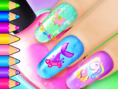 Oyunu Coloring Book: Nail Art Salon