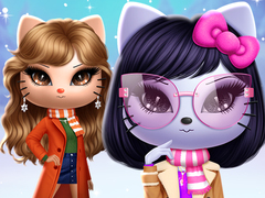 Oyunu Kitty Squad Winter Dress Up