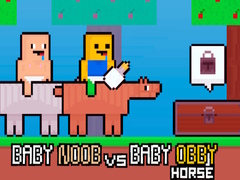 Oyunu Baby Noob vs Baby Obby Horse