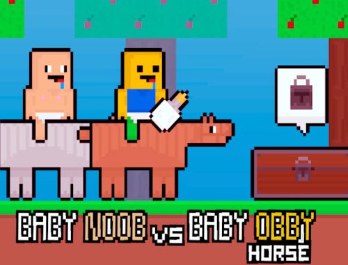 Bebek noob vs bebek obby at 