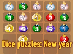 Oyunu Dice puzzles: New year