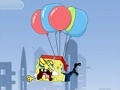 Oyunu Balloons save Spongebob