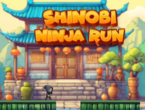 Shinobi ninja koşusu .