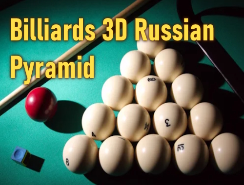 Bilardo 3d Rus Piramidi 