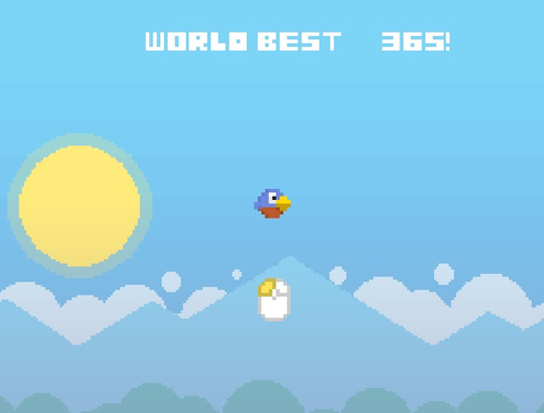 Flappy uçuş .