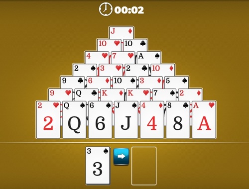 Piramit solitaire .