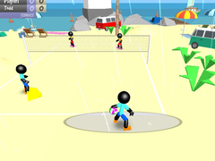 Oyunu Stickman Beach Volleyball