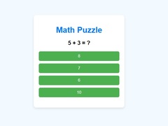 Oyunu Math Puzzle