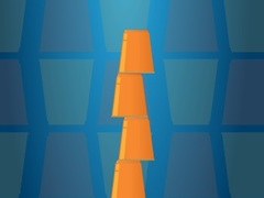 Oyunu Cups Tower Builder