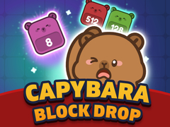 Oyunu Capybara Block Drop