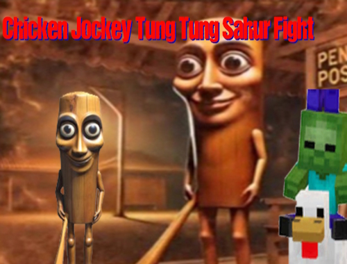 Tavuk jokey tung tung sahur dövüşü .