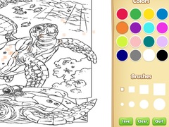 Oyunu Sea Animal Coloring Book