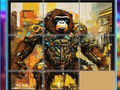 Oyunu Gorilla Sliding Puzzles