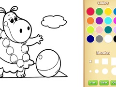 Oyunu Baby Farm Animals Coloring Book for Kids