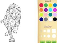Oyunu Wild Animals Coloring Book
