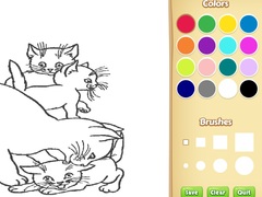 Oyunu Cats Coloring Book For Kids