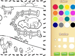 Oyunu Farming Coloring Book For Kids
