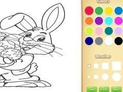 Oyunu Easter Bunny Coloring Book for Kids