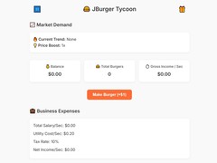 Oyunu Jburger Tycoon