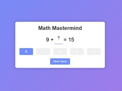 Oyunu Math Mastermind