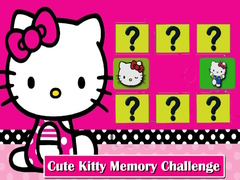 Oyunu Cute Kitty Memory Challenge