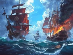 Oyunu Pirate Ships: Build and Fight