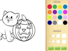 Oyunu Halloween Coloring Book