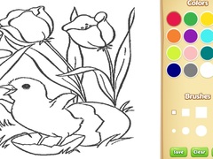 Oyunu Flowers Coloring Book For Kids