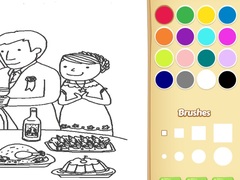 Oyunu Wedding Coloring Book for Kids