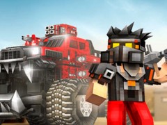 Oyunu Blocky Cars: Car Battle