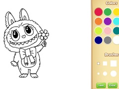 Oyunu Labubu Doll Coloring Book for Kids