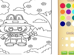 Oyunu Cute Labubu Coloring Book for Kids