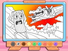 Oyunu Coloring Book: Bombardino Crocodilo