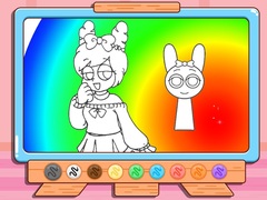Oyunu Coloring Book: Pinki Sprunki Makeover