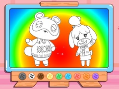 Oyunu Coloring Book: Animal Crossing
