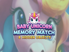 Oyunu Baby Unicorn Memory Match & Hidden Objects