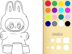 Oyunu Easy Labubu Coloring Book