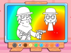 Oyunu Coloring Book: Sprunki Tunner