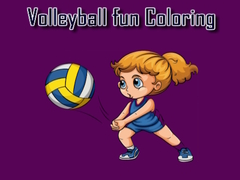 Oyunu Volleyball Fun Coloring