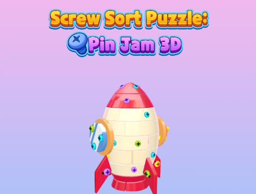 Vidalı sıralama bulmaca: Pin Jam 3D 