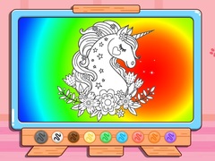 Oyunu Coloring Book: Glitter Unicorn